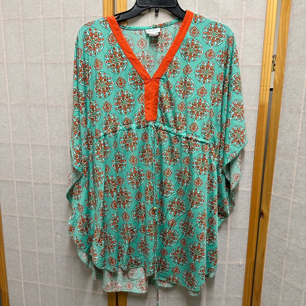 Cabaña life oversized breathable swimsuit coverup bohemian beach  colorful